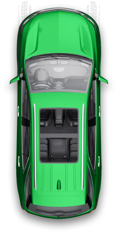 Top View of Green SUV | SellCarUS.com